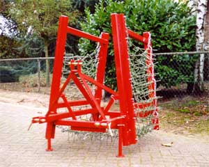 Ingeklapt zeer compact (transport breedte 120 cm.)